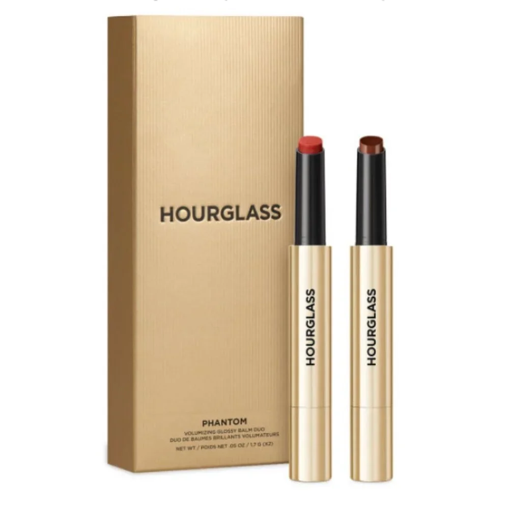 NWT HOURGLASS Phantom Volumizing Glossy Balm Duo - Mystic Edition